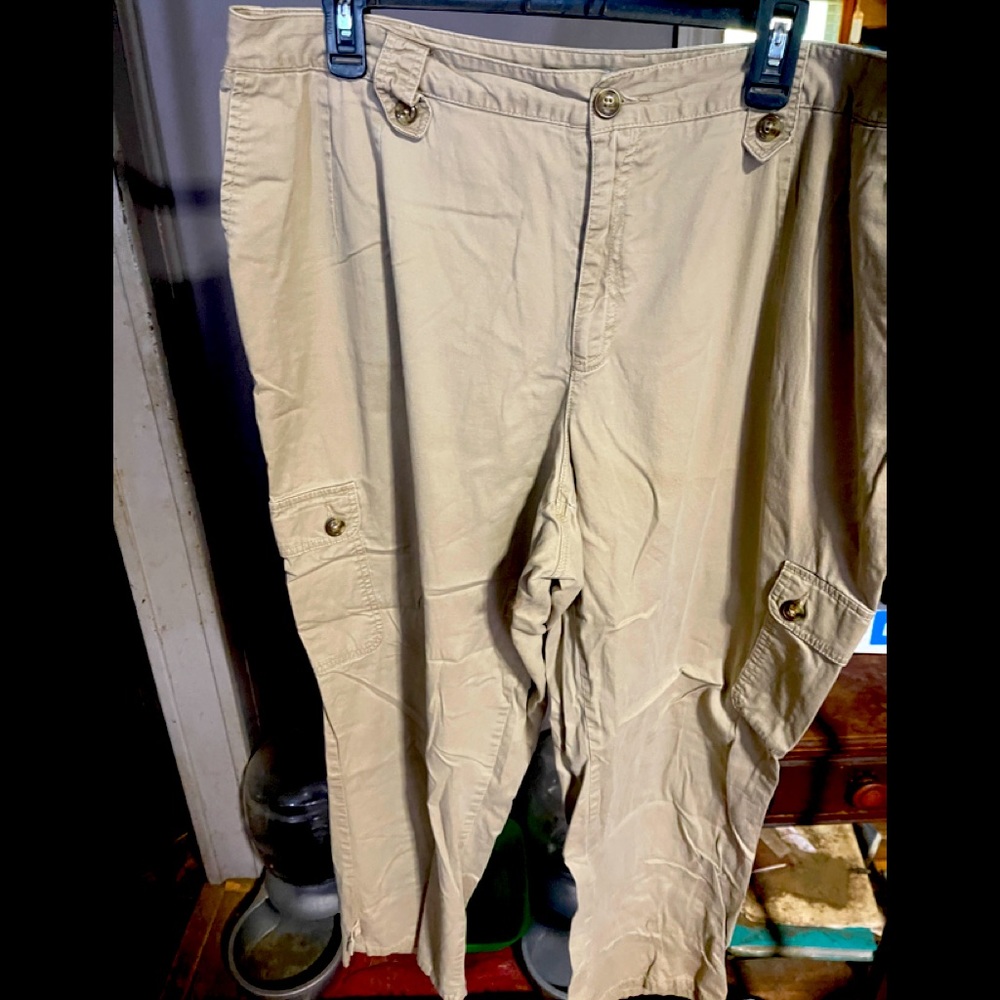 Avenue brand khaki pants, size 20, GUC.